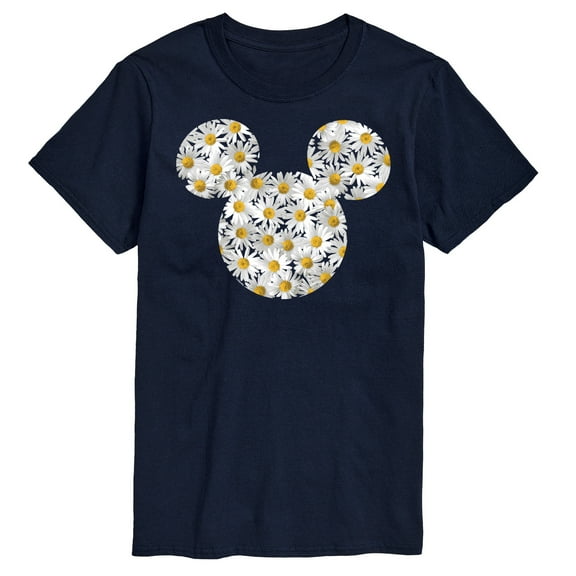 Mickey & Friends - Mickey Logo Daisy Art - Men's Short Sleeve Graphic T-Shirt