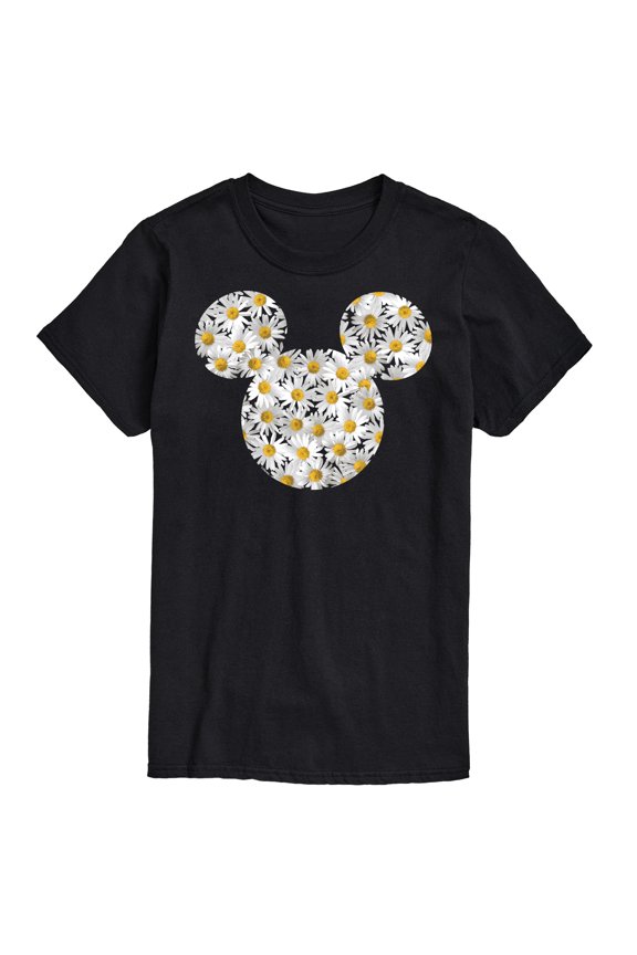 Mickey & Friends - Mickey Logo Daisy Art - Men's Short Sleeve Graphic T-Shirt