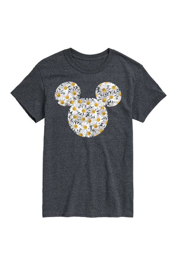 Mickey & Friends - Mickey Logo Daisy Art - Men's Short Sleeve Graphic T-Shirt