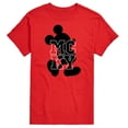 thumbnail image 1 of Mickey & Friends - Mickey Logo Silhouette - Men's Short Sleeve Graphic T-Shirt, 1 of 5