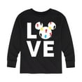 thumbnail image 1 of Mickey & Friends - Mickey Love Fill - Toddler And Youth Long Sleeve Graphic T-Shirt, 1 of 5