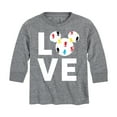 thumbnail image 1 of Mickey & Friends - Mickey Love Fill - Toddler And Youth Long Sleeve Graphic T-Shirt, 1 of 5