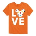 thumbnail image 1 of Mickey & Friends - Mickey Love Fill - Toddler And Youth Short Sleeve Graphic T-Shirt, 1 of 5