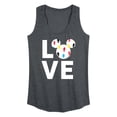thumbnail image 1 of Mickey & Friends - Mickey Love Fill - Women's Racerback Tank Top, 1 of 5