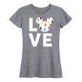 thumbnail image 1 of Mickey & Friends - Mickey Love Fill - Women's Short Sleeve Graphic T-Shirt, 1 of 5