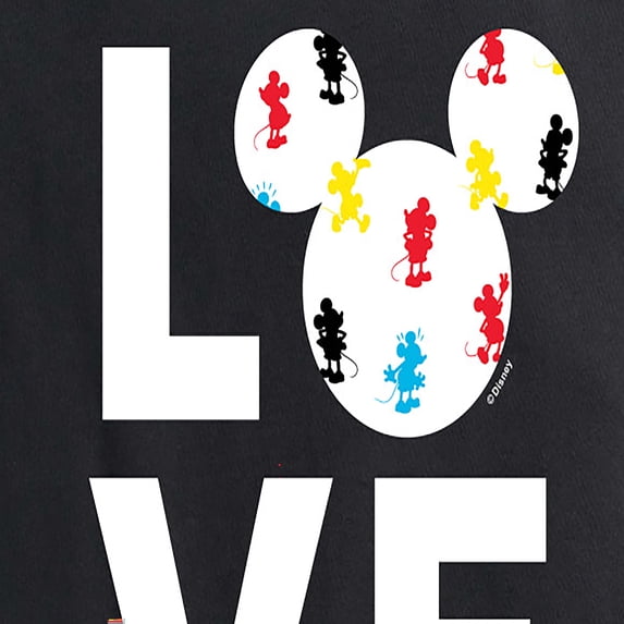 Mickey & Friends - Mickey Love Fill - Women's Short Sleeve Graphic T-Shirt