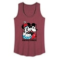 thumbnail image 1 of Mickey & Friends - Mickey Minnie Couple Goals - Women's Racerback Tank Top, 1 of 5