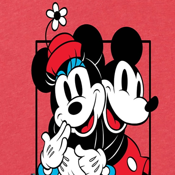 Mickey & Friends - Mickey Minnie Couple Goals - Women's Short Sleeve Graphic T-Shirt