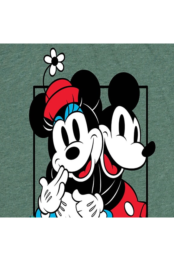 Mickey & Friends - Mickey Minnie Couple Goals - Women's Short Sleeve Graphic T-Shirt