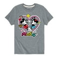 thumbnail image 1 of Mickey & Friends - Mickey Minnie Minkey - Toddler And Youth Short Sleeve Graphic T-Shirt, 1 of 5