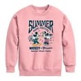 thumbnail image 1 of Disney - Mickey & Friends - Mickey & Minnie - Summer Music Festival - Spinning Classic Tunes - Toddler And Youth Long Sleeve Graphic T-Shirt, 1 of 4