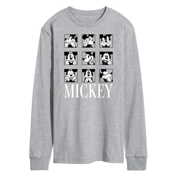 Mickey & Friends - Mickey Mouse Animated Grid - Men's Long Sleeve T-Shirt