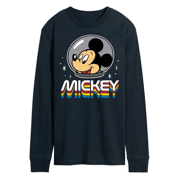 Mickey & Friends - Mickey Mouse Astronaut Portrait - Men's Long Sleeve T-Shirt