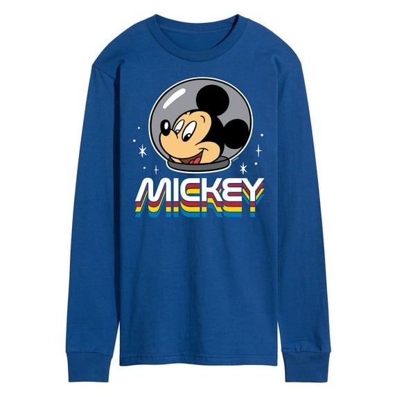 Mickey & Friends - Mickey Mouse Astronaut Portrait - Men's Long Sleeve T-Shirt