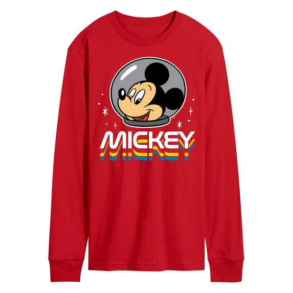 Mickey & Friends - Mickey Mouse Astronaut Portrait - Men's Long Sleeve T-Shirt