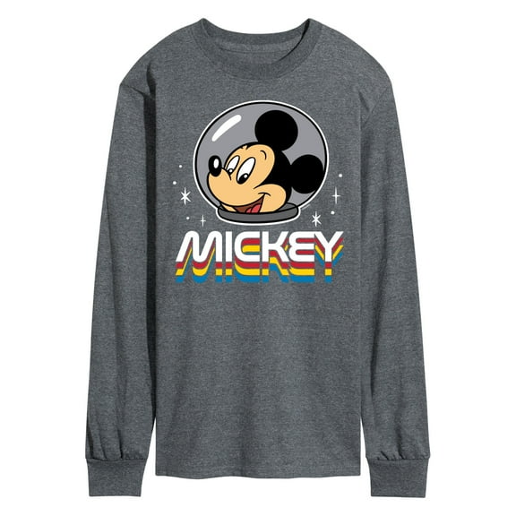 Mickey & Friends - Mickey Mouse Astronaut Portrait - Men's Long Sleeve T-Shirt