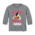 thumbnail image 1 of Mickey & Friends - Mickey Mouse Athletic Dept - Toddler And Youth Long Sleeve Graphic T-Shirt, 1 of 5