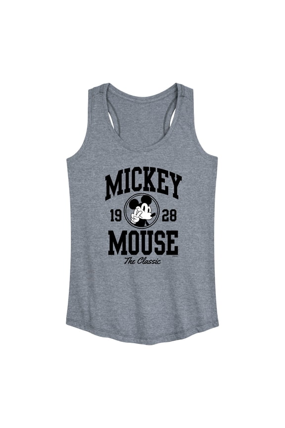 Mickey & Friends - Mickey Mouse Collegiate The Classic - Women's Racerback Tank Top