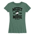 thumbnail image 1 of Mickey & Friends - Mickey Mouse Collegiate The Classic - Women's Short Sleeve Graphic T-Shirt, 1 of 5
