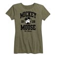 thumbnail image 1 of Mickey & Friends - Mickey Mouse Collegiate The Classic - Women's Short Sleeve Graphic T-Shirt, 1 of 5