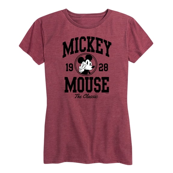Mickey & Friends - Mickey Mouse Collegiate The Classic - Women's Short Sleeve Graphic T-Shirt