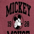thumbnail image 1 of Mickey & Friends - Mickey Mouse Collegiate The Classic - Women's Short Sleeve Graphic T-Shirt, 1 of 4