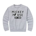 thumbnail image 1 of Mickey & Friends - Mickey Mouse Est 1928 - Toddler And Youth Crewneck Fleece Sweatshirt, 1 of 5