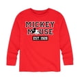 thumbnail image 1 of Mickey & Friends - Mickey Mouse Est 1928 - Toddler And Youth Long Sleeve Graphic T-Shirt, 1 of 5