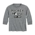 thumbnail image 1 of Mickey & Friends - Mickey Mouse Est 1928 - Toddler And Youth Long Sleeve Graphic T-Shirt, 1 of 5