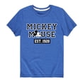 thumbnail image 1 of Mickey & Friends - Mickey Mouse Est 1928 - Toddler And Youth Short Sleeve Graphic T-Shirt, 1 of 5