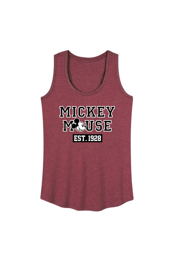 Mickey & Friends - Mickey Mouse Est. 1928 - Women's Racerback Tank Top