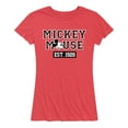 thumbnail image 1 of Mickey & Friends - Mickey Mouse Est. 1928 - Women's Short Sleeve Graphic T-Shirt, 1 of 5