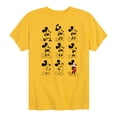 thumbnail image 1 of Mickey & Friends - Mickey Mouse Evolution - Toddler And Youth Short Sleeve Graphic T-Shirt, 1 of 5