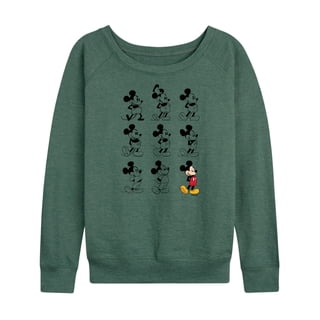 Mickey & Friends - Mickey Mouse Evolution - Women's Lightweight French Terry Long Sleeve Shirt