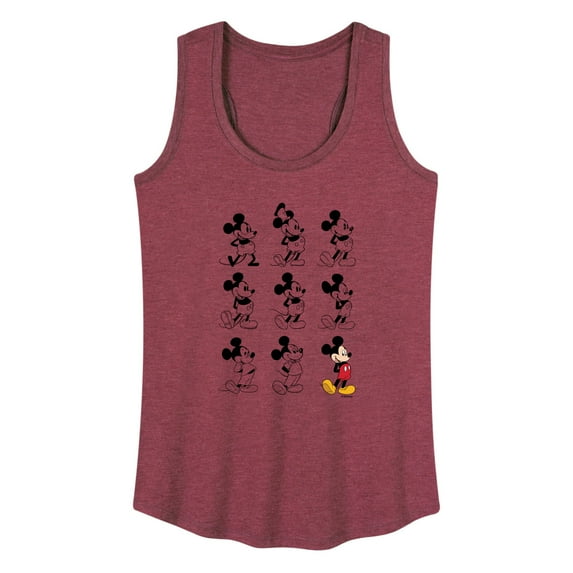 Mickey & Friends - Mickey Mouse Evolution - Women's Racerback Tank Top