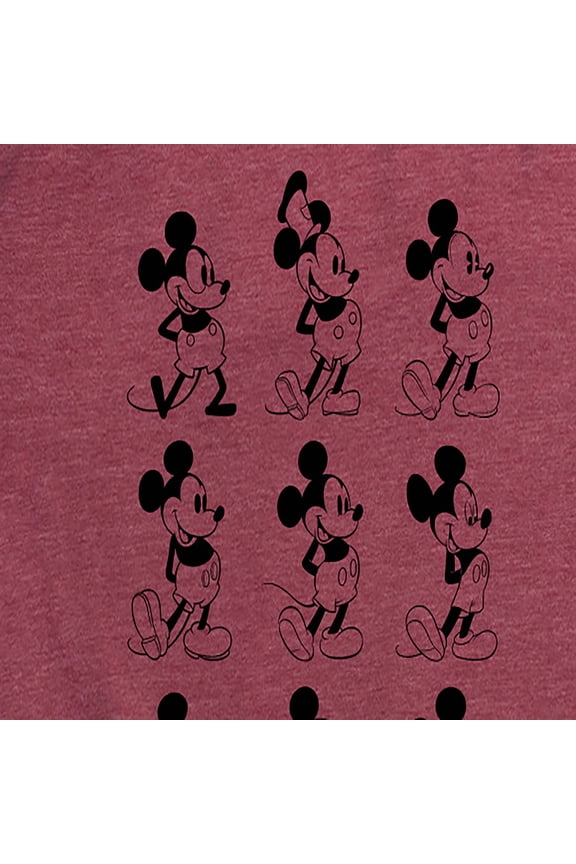 Mickey & Friends - Mickey Mouse Evolution - Women's Short Sleeve Graphic T-Shirt