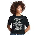 thumbnail image 1 of Mickey & Friends - Mickey Mouse Hello Folks - Juniors Cropped Cotton Blend T-Shirt, 1 of 5