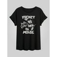 thumbnail image 1 of Mickey & Friends - Mickey Mouse Hello Folks - Women's Oversized T-Shirt, 1 of 5