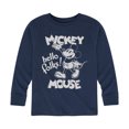 thumbnail image 1 of Mickey & Friends - Mickey Mouse Hello Folks - Toddler And Youth Long Sleeve Graphic T-Shirt, 1 of 5