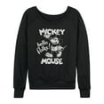 thumbnail image 1 of Mickey & Friends - Mickey Mouse Hello Folks - Women's Lightweight French Terry Long Sleeve Shirt, 1 of 5