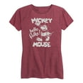 thumbnail image 1 of Mickey & Friends - Mickey Mouse Hello Folks - Women's Short Sleeve Graphic T-Shirt, 1 of 5