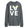 thumbnail image 1 of Mickey & Friends - Mickey Mouse Love - Men's Long Sleeve T-Shirt, 1 of 5