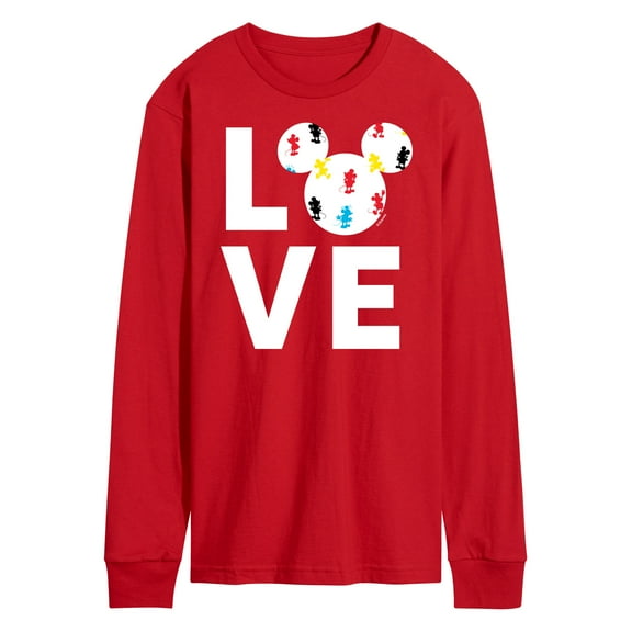 Mickey & Friends - Mickey Mouse Love - Men's Long Sleeve T-Shirt