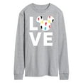 thumbnail image 1 of Mickey & Friends - Mickey Mouse Love - Men's Long Sleeve T-Shirt, 1 of 5