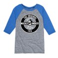 thumbnail image 1 of Mickey & Friends - Mickey Mouse Original Badge - Toddler And Youth Raglan Graphic T-Shirt, 1 of 1