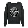 thumbnail image 1 of Mickey & Friends - Mickey Mouse Original Badge - Women's Lightweight French Terry Long Sleeve Shirt, 1 of 5