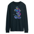 thumbnail image 1 of Mickey & Friends - Mickey Mouse Patterened Silhouette - Men's Long Sleeve T-Shirt, 1 of 5