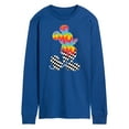 thumbnail image 1 of Mickey & Friends - Mickey Mouse Rainbow/Checker Silhouette - Men's Long Sleeve T-Shirt, 1 of 5