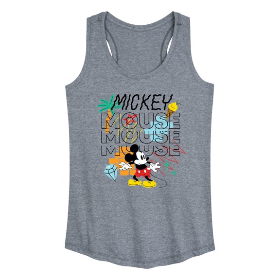 Mickey & Friends - Mickey Mouse Repeat - Women's Racerback Tank Top