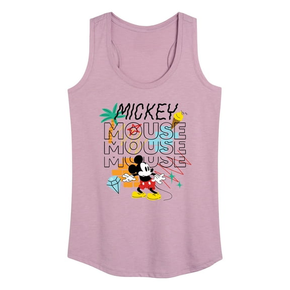 Mickey & Friends - Mickey Mouse Repeat - Women's Racerback Tank Top